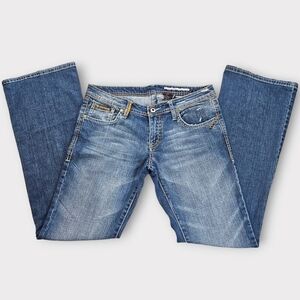 Vintage Y2k Buffalo David Bitton Embroidered Bootcut Scandal Jeans